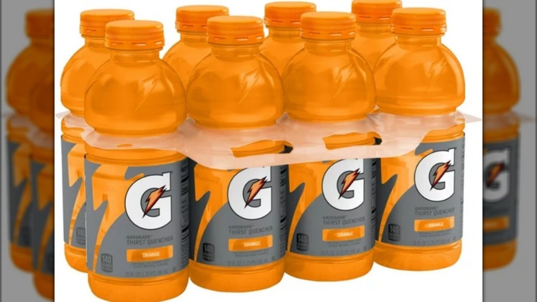 Orange Gatorade in 8-pack