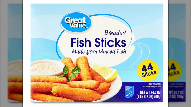 Great Value breaded fish sticks