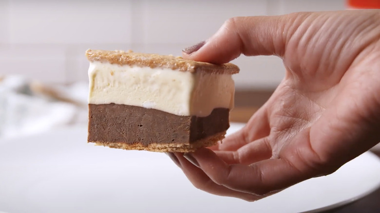 graham cracker frozen s'more