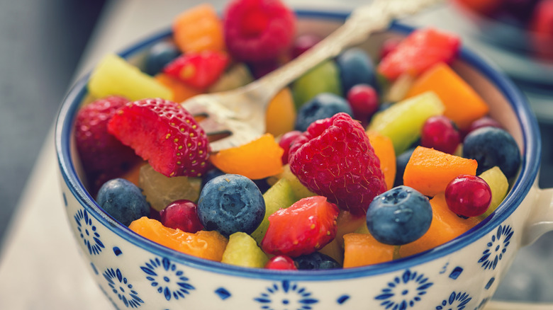 Bowl of fruit salad