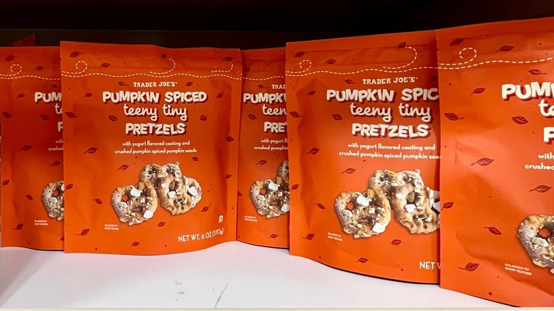 Trader Joe's pumpkin spiced pretzels