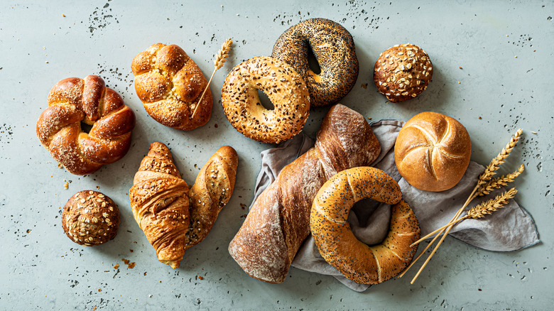 variety of baked goods