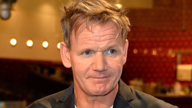 Chef Gordon Ramsay closeup