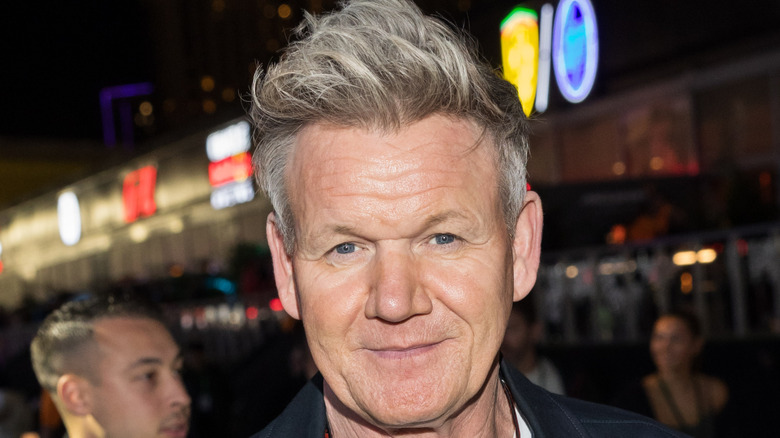 Gordon Ramsay smiling at an event