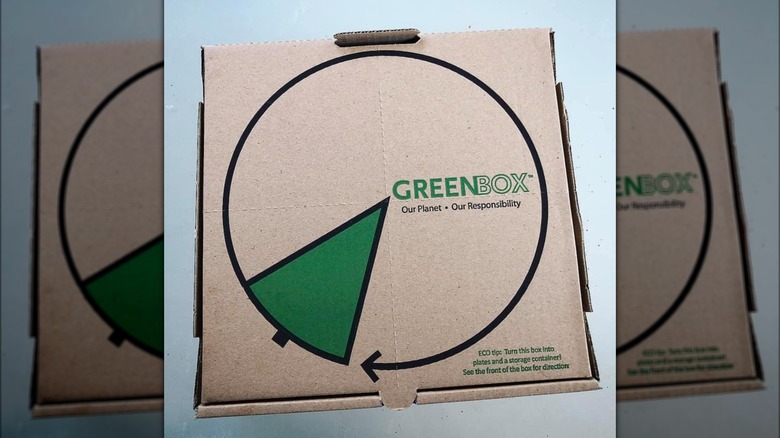 GreenBox's pizza box