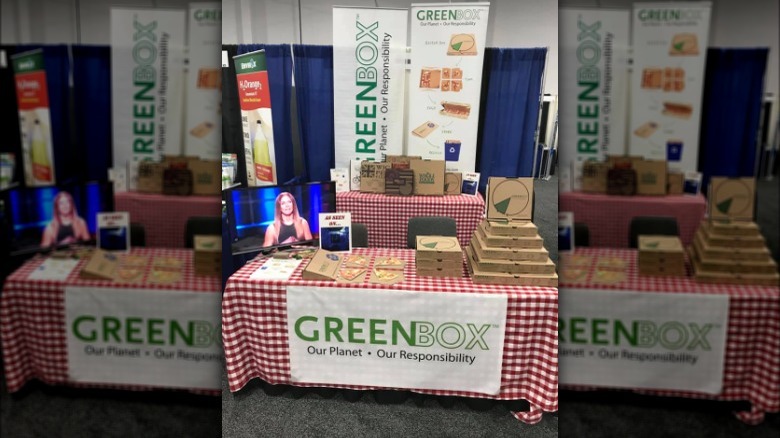 GreenBox booth at a trade show