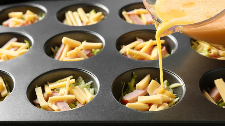 Muffin tin eggs