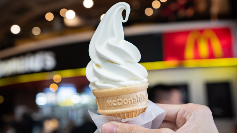 mcdonalds ice cream cone