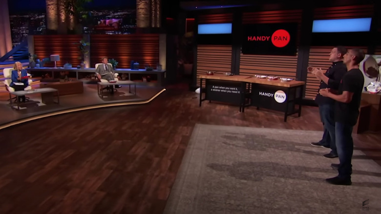 Founders of Handy Pan on "Shark Tank"