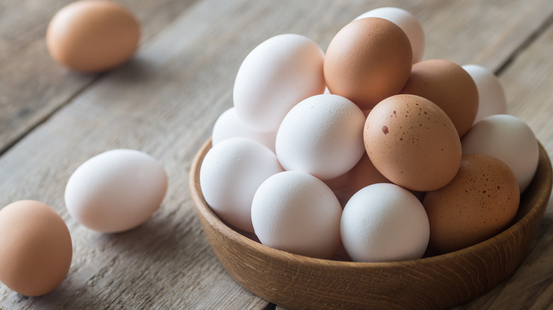 eggs on countertop