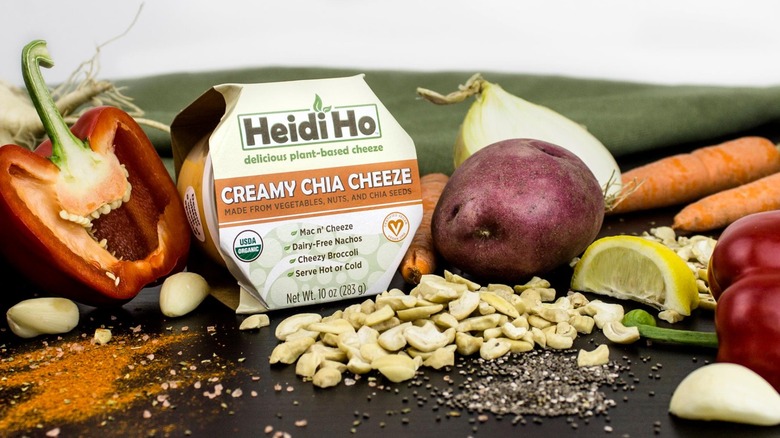 Heido Ho's cheeze with vegetables, nuts, and seeds