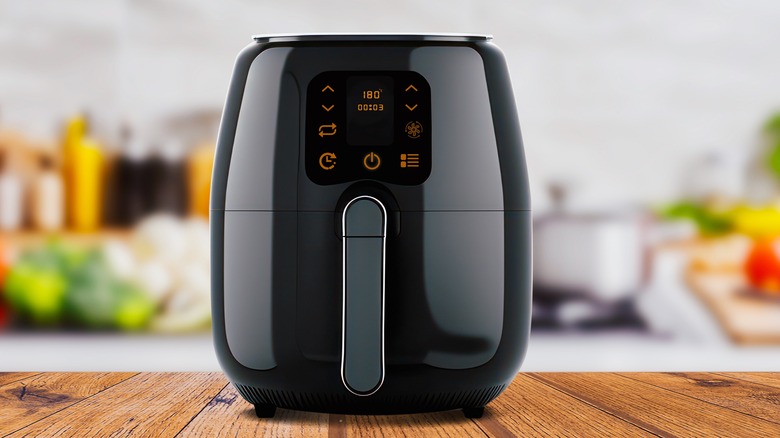 air fryer on kitchen counter