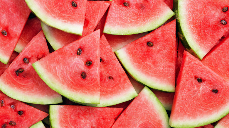 Slices of watermelon