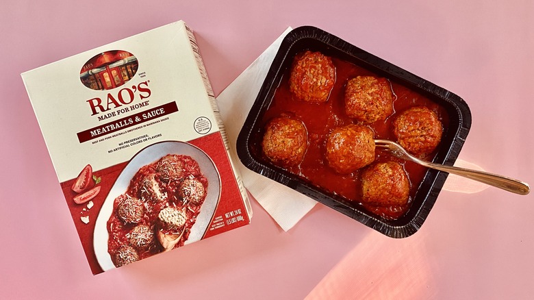 Rao's meatballs and sauce