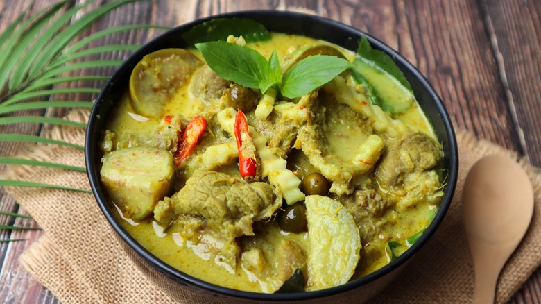 Thai green curry