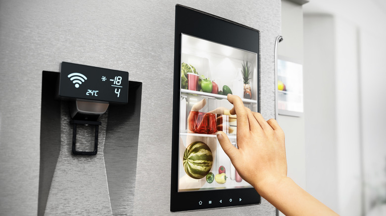 refrigerator with touchscreen technology