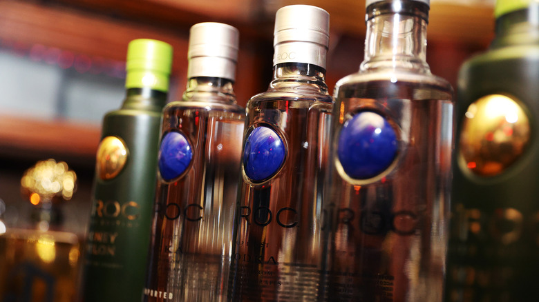 Cîroc vodka bottles