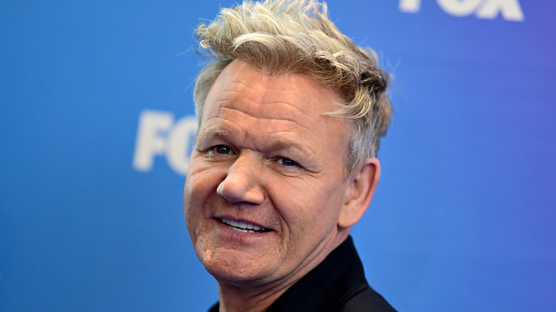 Gordon Ramsay smiling