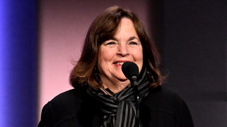 Ina Garten on stage at 2024 Webby awards