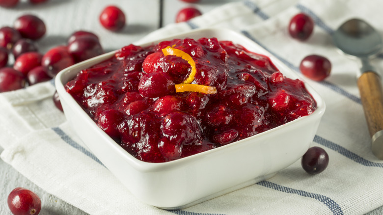 Cranberry sauce