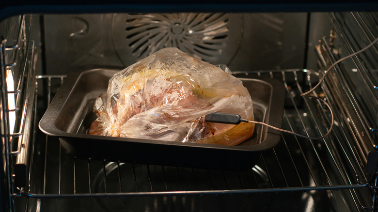 oven bag with roast