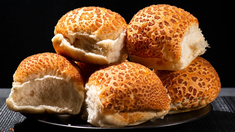 Dutch crunch bread rolls