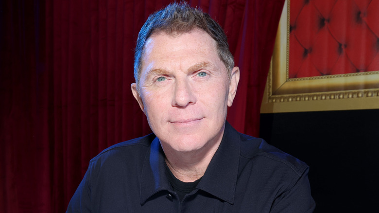 Closeup of Food Network star Bobby Flay