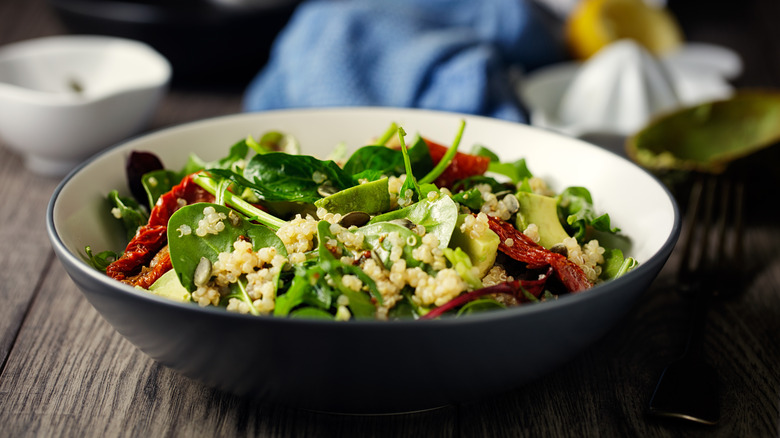 quinoa salad with vegetables