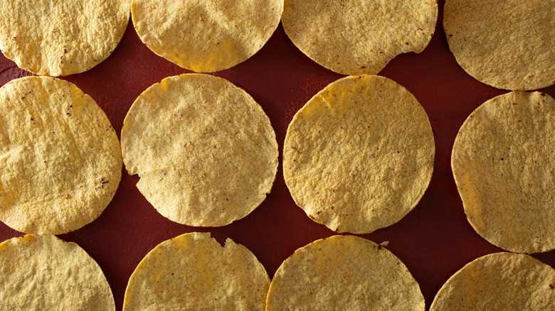 crispy corn tortilla tostada shells