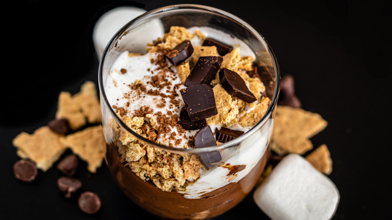 S'mores parfait dessert