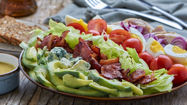 Cobb salad with bacon