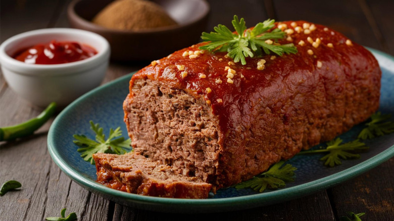 A beef meatloaf.