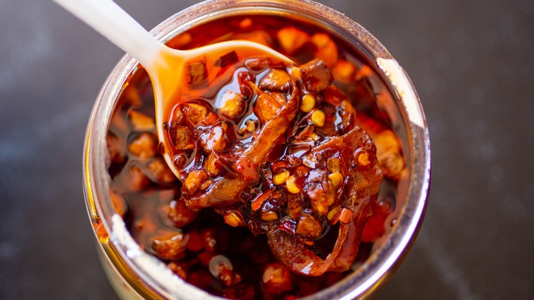 jar of chili oil