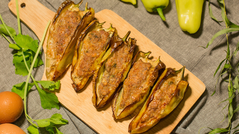 fried stuffed banana peppers