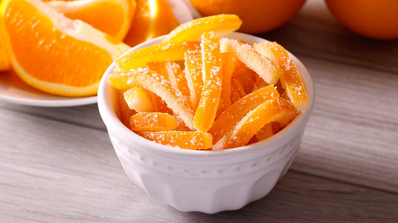 candied orange peel