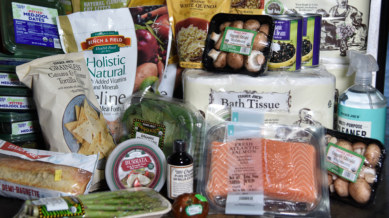 various trader joe's products