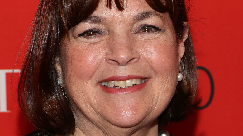 Ina Garten smiling at red carpet event