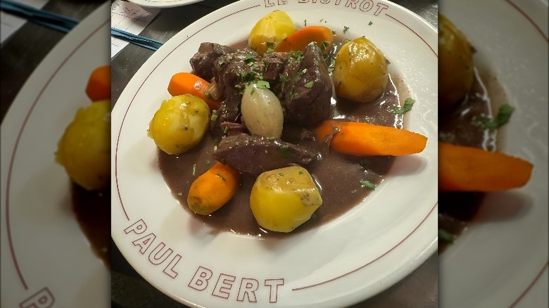 beef stew at Le Paul Bert bistro