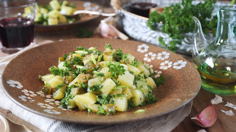 potato salad with fresh herbs