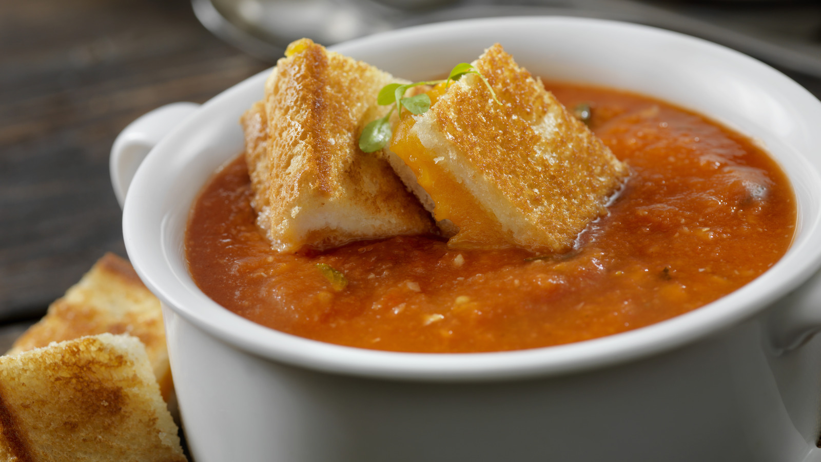 Ina Garten's Grilled Cheese Croutons Transform Tomato Soup