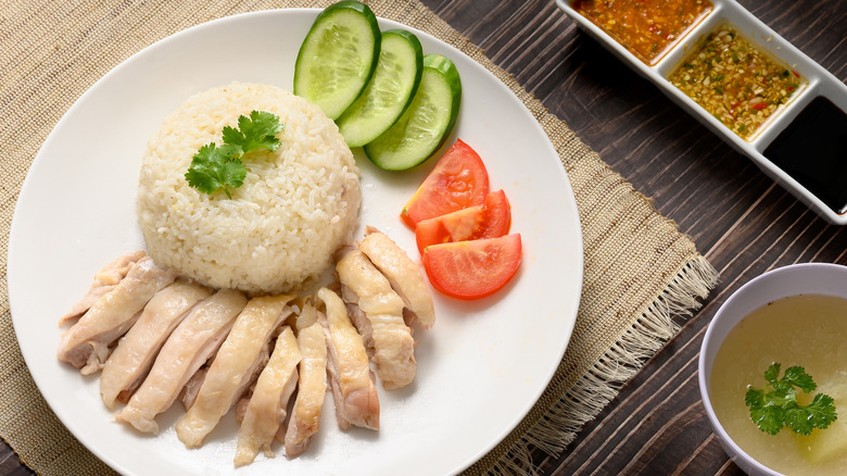 Hainanese chicken rice