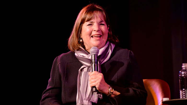 Ina Garten speaking at an event