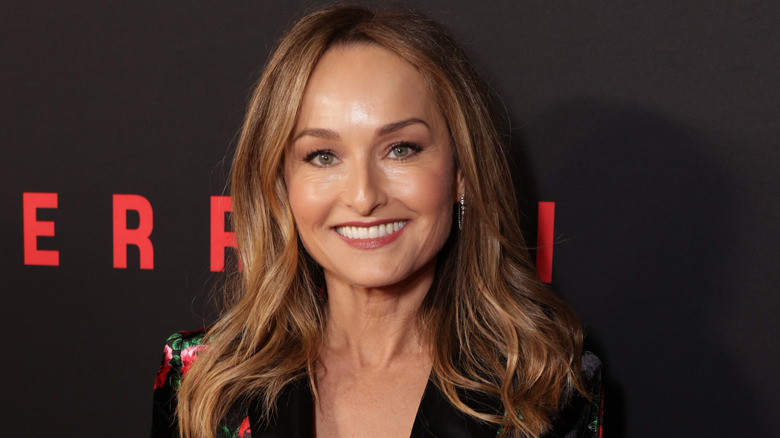 Giada De Laurentiis smiles at movie premiere