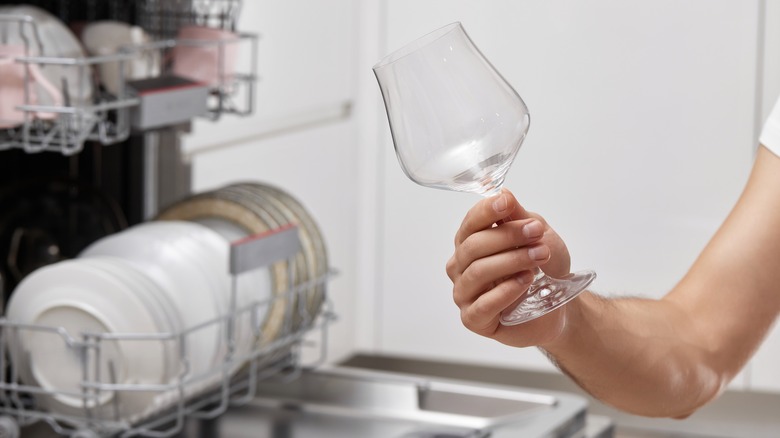 person holding wine glass