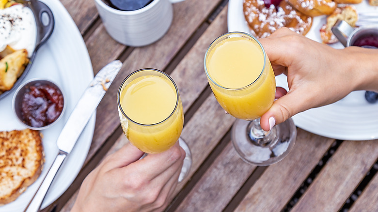 mimosa cocktails