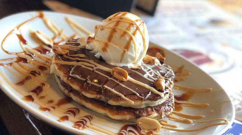 old wild west pancakes with nutella