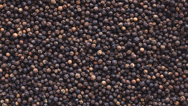 Black peppercorns