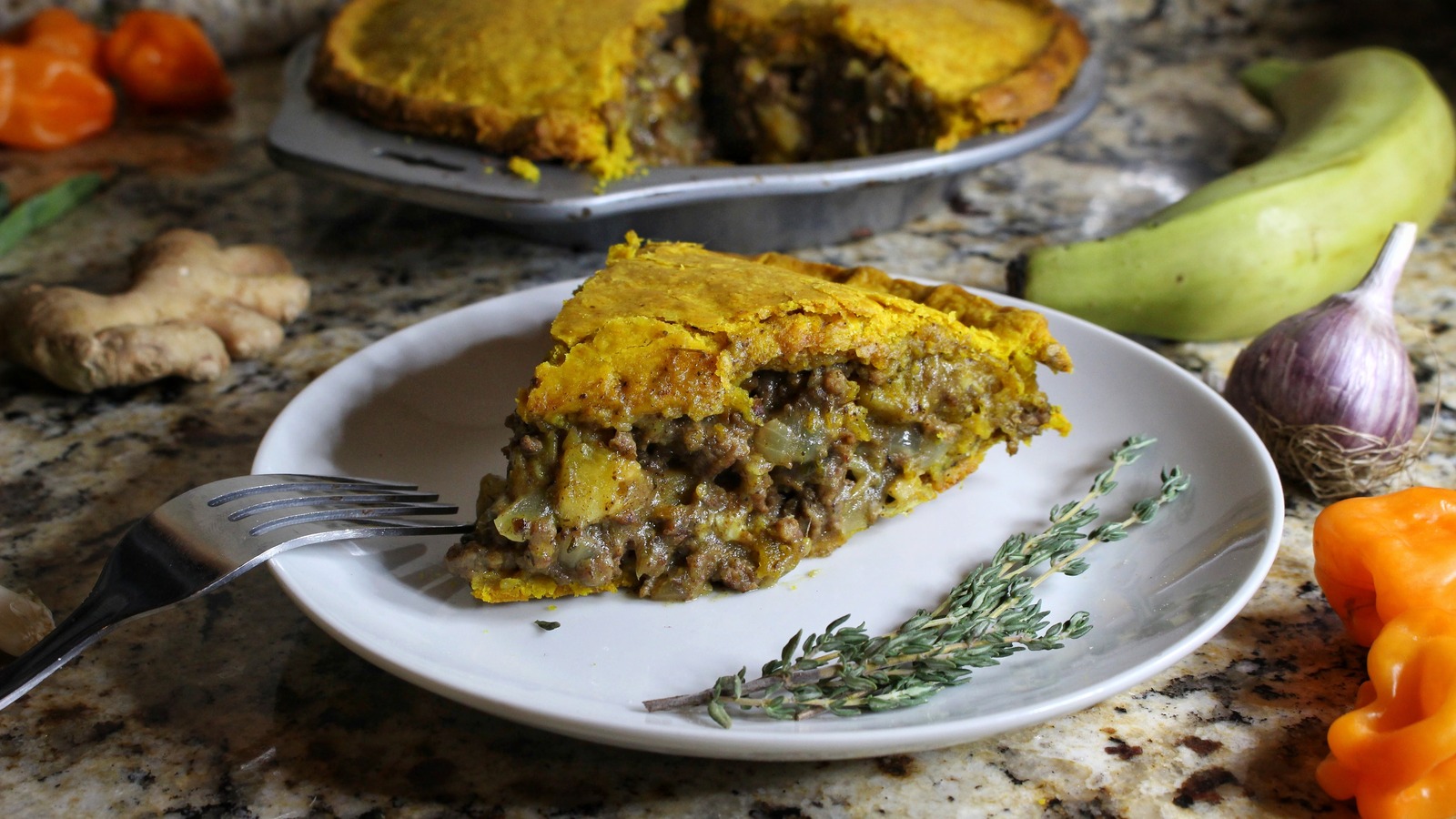 Jamaican Beef Patty Pot Pie Recipe