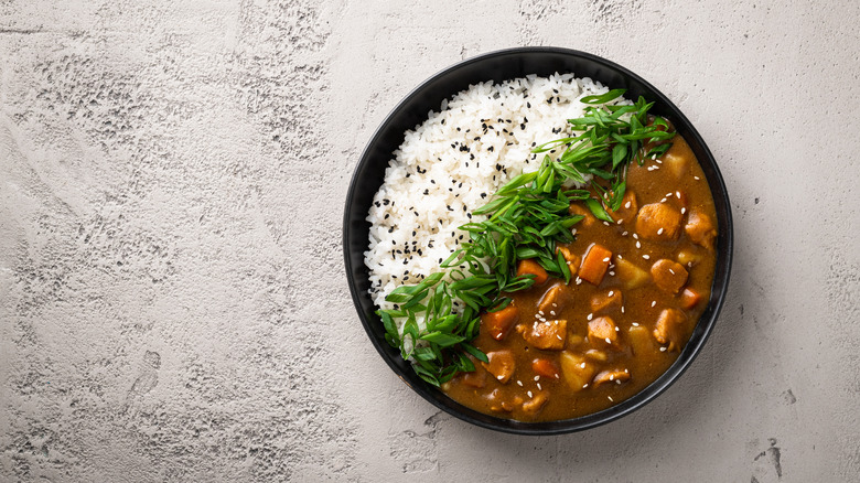 japanese curry and rice 