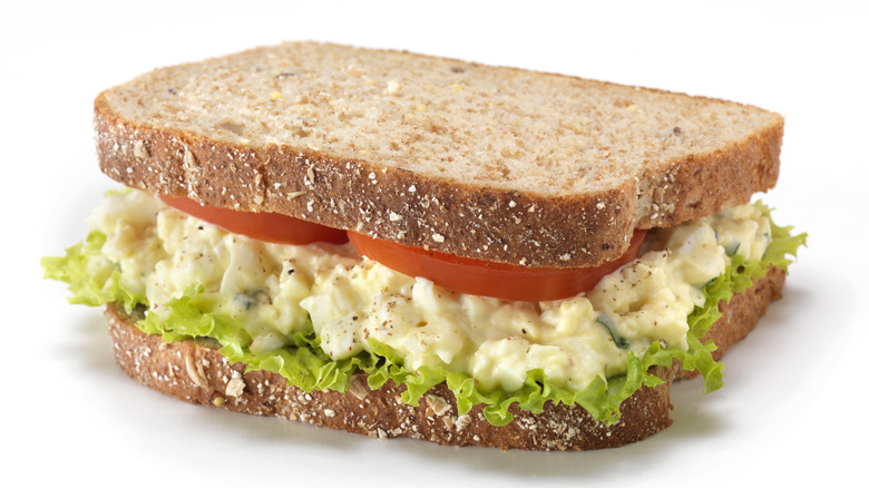 American egg salad sandwich